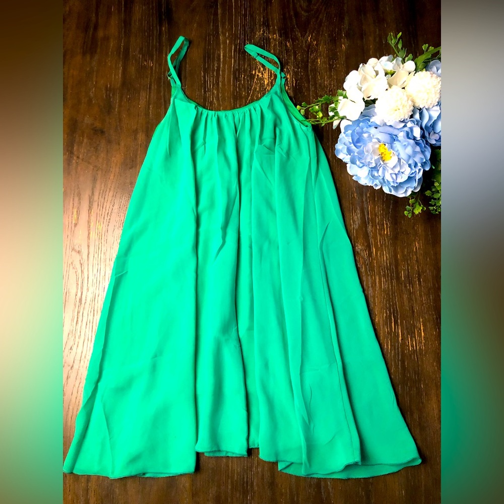 Mini Green Dress